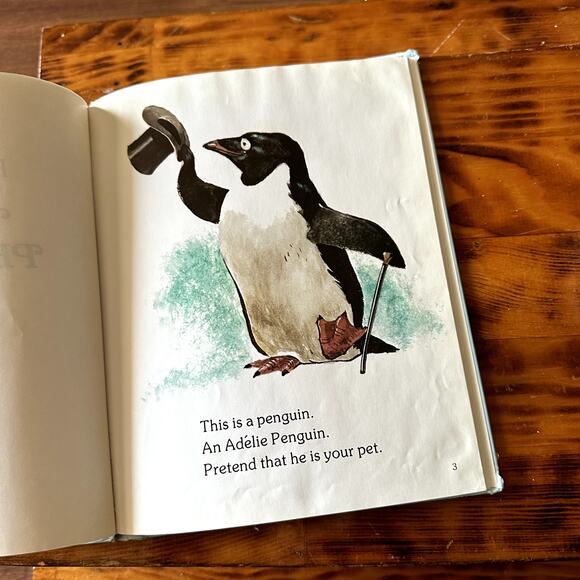 Vintage 1994 Far-Fetched Pets Your Pet Penguin Hardcover Book - Picture 4 of 9